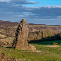 Buy canvas prints of Winter At The Longstone by Wight Landscapes