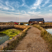 Buy canvas prints of Newtown Quay by Wight Landscapes