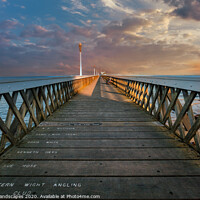 Buy canvas prints of Yarmouth Pier by Wight Landscapes