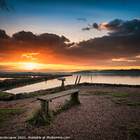 Buy canvas prints of Newtown Quay Sunset by Wight Landscapes