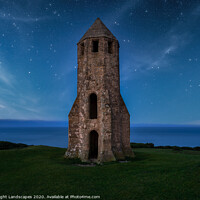 Buy canvas prints of Pepperpot At Night by Wight Landscapes