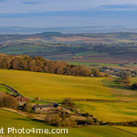 Buy canvas prints of Isle Of Wight Panorama by Wight Landscapes