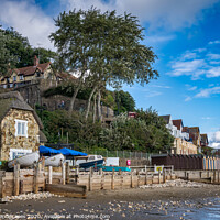 Buy canvas prints of Fishermans Cottage Inn Shanklin by Wight Landscapes