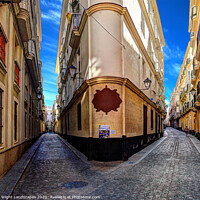 Buy canvas prints of Backstreets Of Cadiz by Wight Landscapes