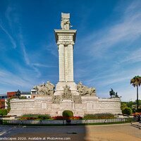 Buy canvas prints of Monument to the Constitution of 1812 by Wight Landscapes