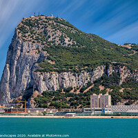 Buy canvas prints of Rock Of Gibraltar by Wight Landscapes