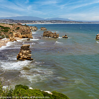 Buy canvas prints of Praia de Dona Ana by Wight Landscapes