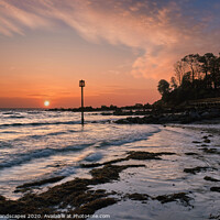 Buy canvas prints of Sunrise At Seagrove Bay by Wight Landscapes