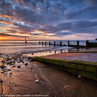 Buy canvas prints of Shanklin Slipway Sunrise by Wight Landscapes