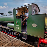 Buy canvas prints of Hunslet ‘Austerity’ WD198 ‘Royal Engineer’ by Wight Landscapes