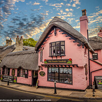 Buy canvas prints of Old Thatch Teashop by Wight Landscapes