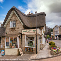 Buy canvas prints of Pencil Cottage by Wight Landscapes