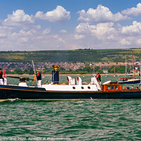 Buy canvas prints of Steam Pinnace 199 by Wight Landscapes