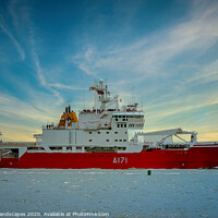 Buy canvas prints of HMS Endurance A171 by Wight Landscapes
