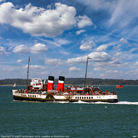 Buy canvas prints of PS Waverley In The Solent by Wight Landscapes