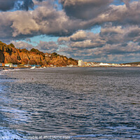 Buy canvas prints of Sandown Bay by Wight Landscapes