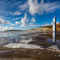 Buy canvas prints of Compton Monolith Isle Of Wight by Wight Landscapes