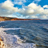 Buy canvas prints of The Three Bays Seascape by Wight Landscapes