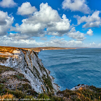 Buy canvas prints of Tennyson Viewpoint by Wight Landscapes
