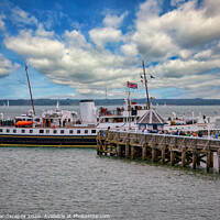 Buy canvas prints of MV Balmoral At Yarmouth Pier by Wight Landscapes