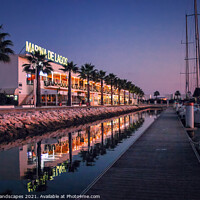 Buy canvas prints of Lagos Marina At Dusk by Wight Landscapes
