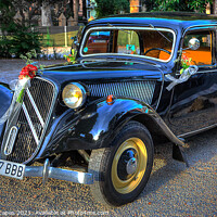 Buy canvas prints of Citroen Traction Avant by Wight Landscapes