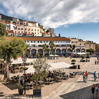 Buy canvas prints of Casemates Square Gibraltar by Wight Landscapes