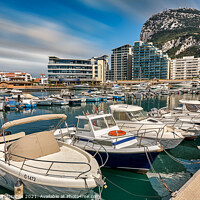 Buy canvas prints of Ocean Village Marina Gibraltar by Wight Landscapes