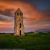 Buy canvas prints of St Catherines Oratory Isle Of Wight by Wight Landscapes