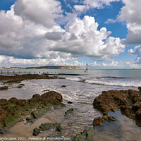 Buy canvas prints of Little Stairs Point Sandown Isle Of Wight by Wight Landscapes