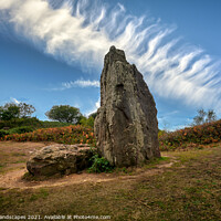 Buy canvas prints of The Longstone Mottistone Common by Wight Landscapes