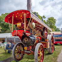 Buy canvas prints of The Lion Steam Traction Engine by Wight Landscapes