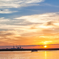 Buy canvas prints of Ria Formosa Sunrise by Wight Landscapes