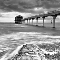 Buy canvas prints of Bembridge Lifeboat Station bw by Wight Landscapes
