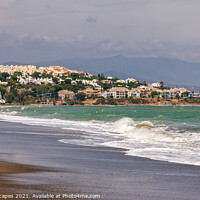 Buy canvas prints of San Luis de Sabinillas Beach by Wight Landscapes