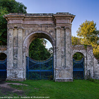 Buy canvas prints of Freemantle Gate Godshill Isle Of Wight by Wight Landscapes