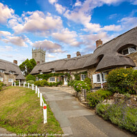 Buy canvas prints of Godshill Village Isle Of Wight by Wight Landscapes