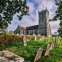 Buy canvas prints of All Saints Church Godshill by Wight Landscapes