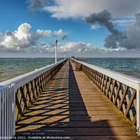 Buy canvas prints of Yarmouth Pier Isle Of Wight by Wight Landscapes