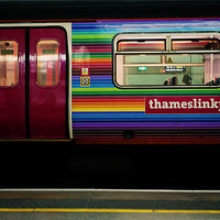 Buy canvas prints of London Train by Michael Marker