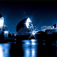 Buy canvas prints of Thames Barrier by jim wardle-young