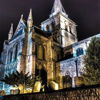 Buy canvas prints of rochester cathedral by jim wardle-young