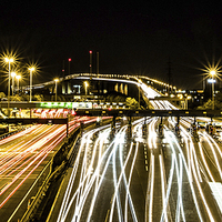 Buy canvas prints of Busy light trails by jim wardle-young