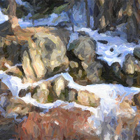 Buy canvas prints of Big Bear Rocks by Michael Dorsey