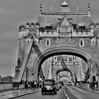 Buy canvas prints of  Tower Bridge London by Sandra Buchanan