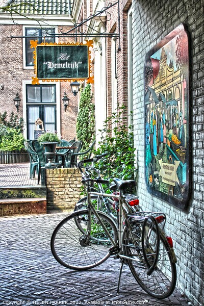 Easy transport in Franeker Holland Picture Board by HELEN PARKER
