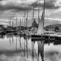 Buy canvas prints of Maritime Reflections by HELEN PARKER