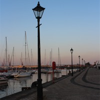 Buy canvas prints of An Evening at Swansea Marina by HELEN PARKER