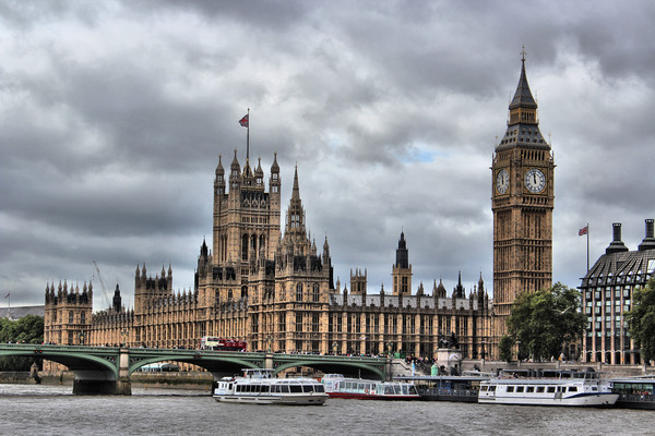 Houses of Parliament, London, England Picture Board by HELEN PARKER