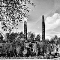 Buy canvas prints of Hafod Copper Works by HELEN PARKER